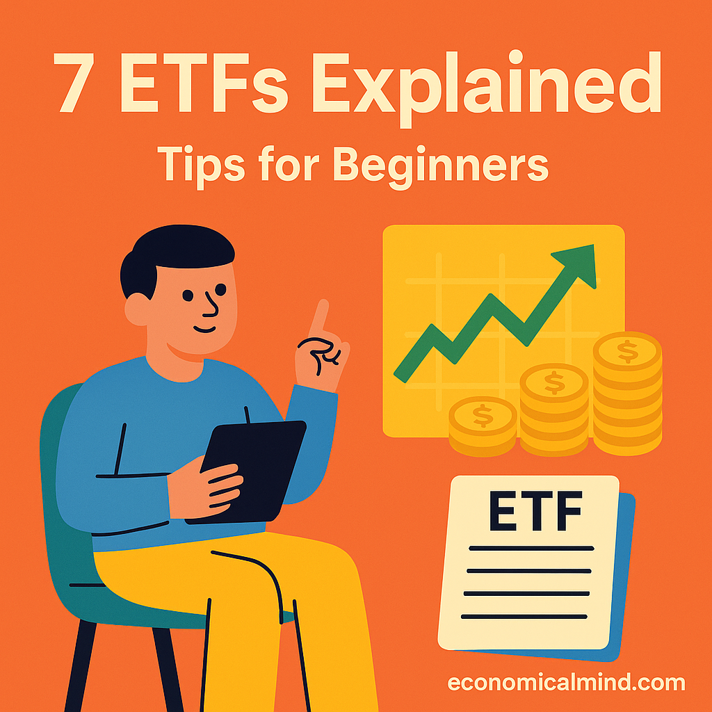 Investor learning how ETFs work while reviewing charts and portfolio growth on a tablet.